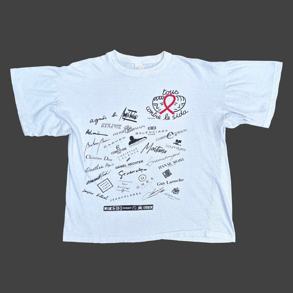 FOR THE FIGHT AGAINST AIDS '95 T-SHIRT