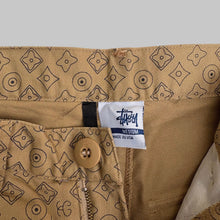 Load image into Gallery viewer, STÜSSY 90'S W28 ALL OVER CHINO PANTS