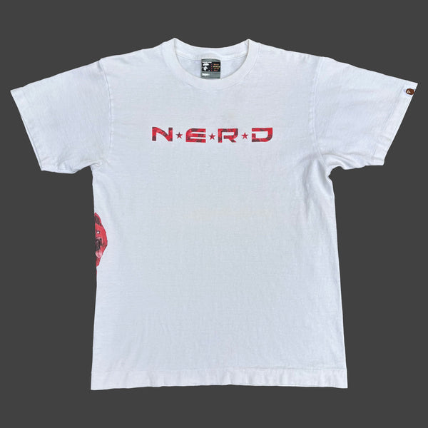 BAPE X NERD 'FLY OR DIE' '04 T-SHIRT