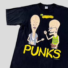 Load image into Gallery viewer, BEAVIS &amp; BUTTHEAD &#39;PUNKS&#39; &#39;95 T-SHIRT