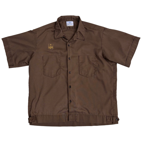UPS 90'S S/S BUTTON UP SHIRT