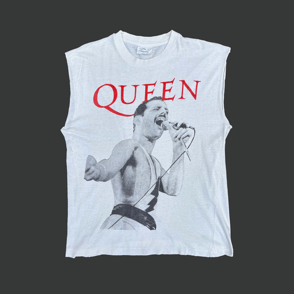 QUEEN FREDDIE MERCURY 80'S SLEEVELESS T-SHIRT