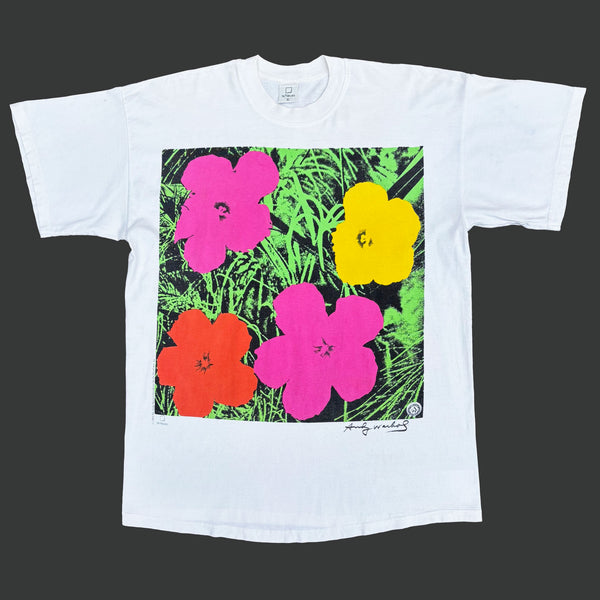 WARHOL 'FLOWERS' '93 T-SHIRT
