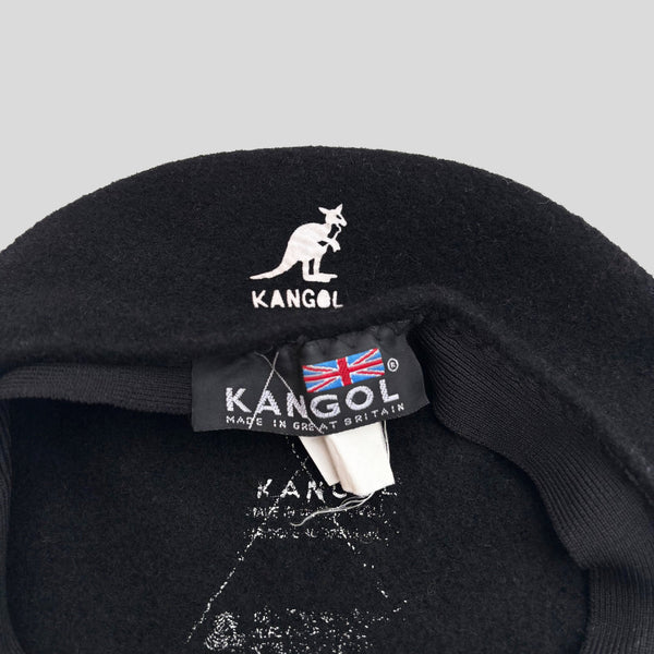KANGOL 90'S WOOL CABBIE LOGO CAP