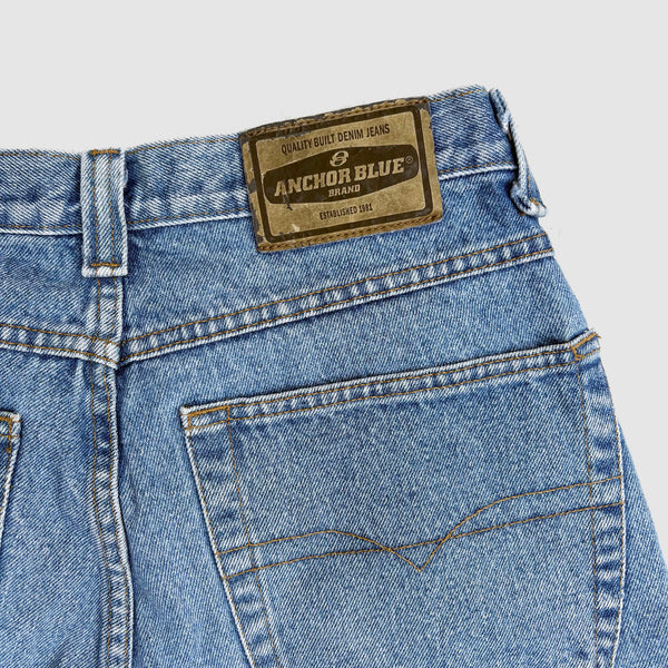 ANCHOR BLUE 'BEYOND BAGGY' 90'S DENIM SHORTS
