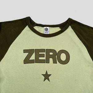 SMASHING PUMPKINS 'ZERO' 00'S RAGLAN TOP