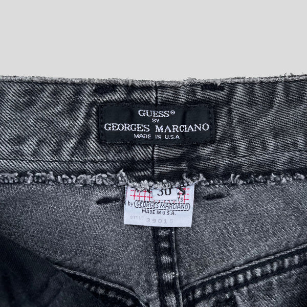 GUESS 80'S ZIPPED ANKLE W28 DENIM JEANS
