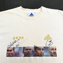 Load image into Gallery viewer, ADIDAS FRANCE WORLD CUP 2002 SIGNED T-SHIRT