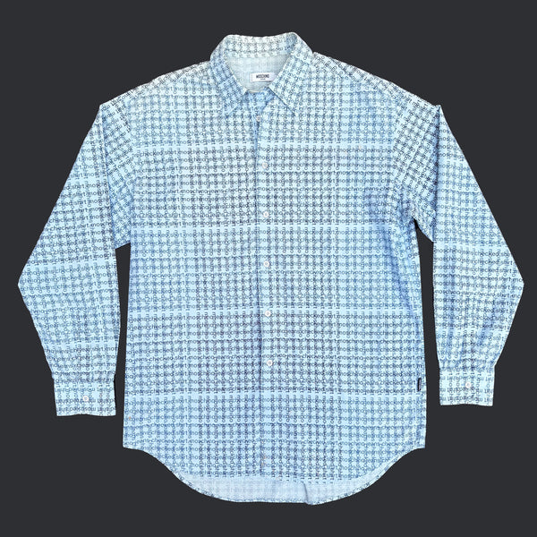 MOSCHINO 90'S L/S BUTTON UP SHIRT