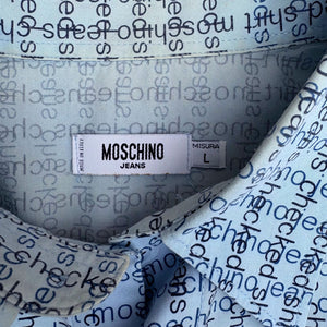 MOSCHINO 90'S L/S BUTTON UP SHIRT