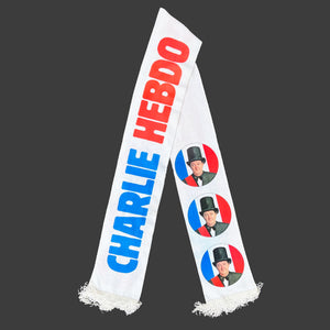 COLUCHE PRESIDENT CHARLIE HEBDO '80 SCARF