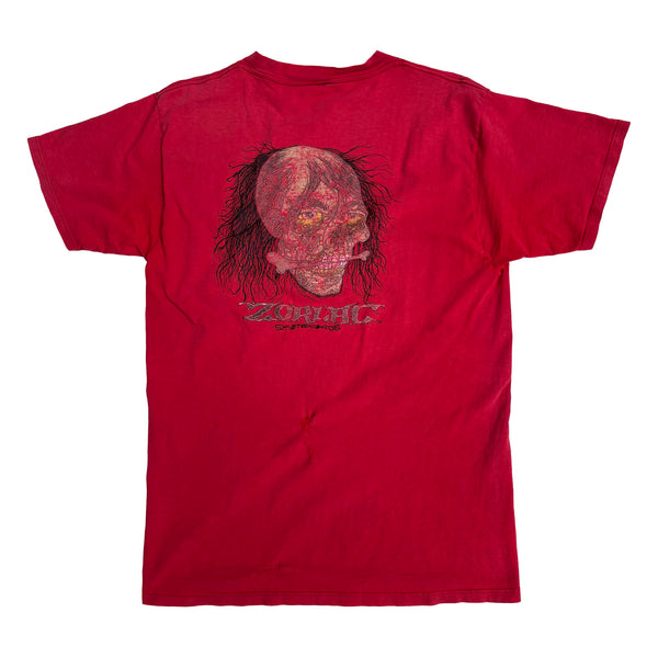 ZORLAC SKATEBOARDS 'PUSHEAD' 80'S T-SHIRT