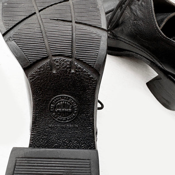 DKNY 90'S CHUNK HEEL OXFORD SHOES
