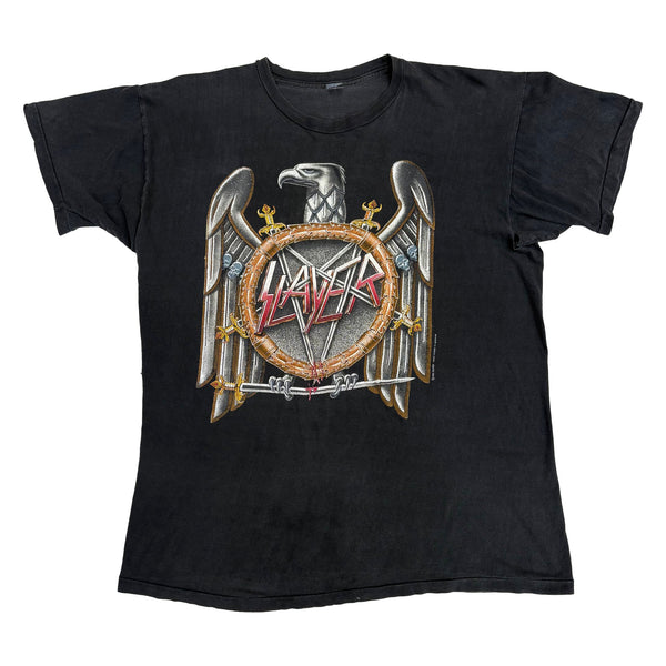 SLAYER 'EURO CAMPAIGN' '90 T-SHIRT