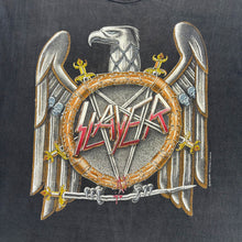 Load image into Gallery viewer, SLAYER 'EURO CAMPAIGN' '90 T-SHIRT