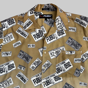 FUBU 'LICENSE PLATES' 2000'S S/S SHIRT