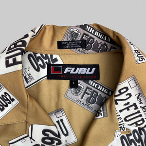 FUBU 'LICENSE PLATES' 2000'S S/S SHIRT