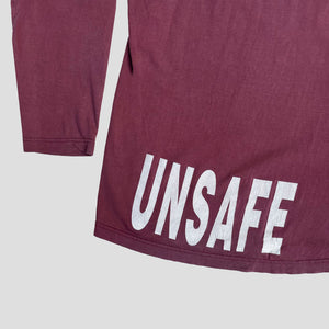 CHANNEL ZERO 'UNSAFE' 90'S L/S T-SHIRT