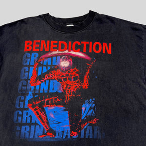 BENEDICTION 'GRIND BASTARDS' '98 T-SHIRT