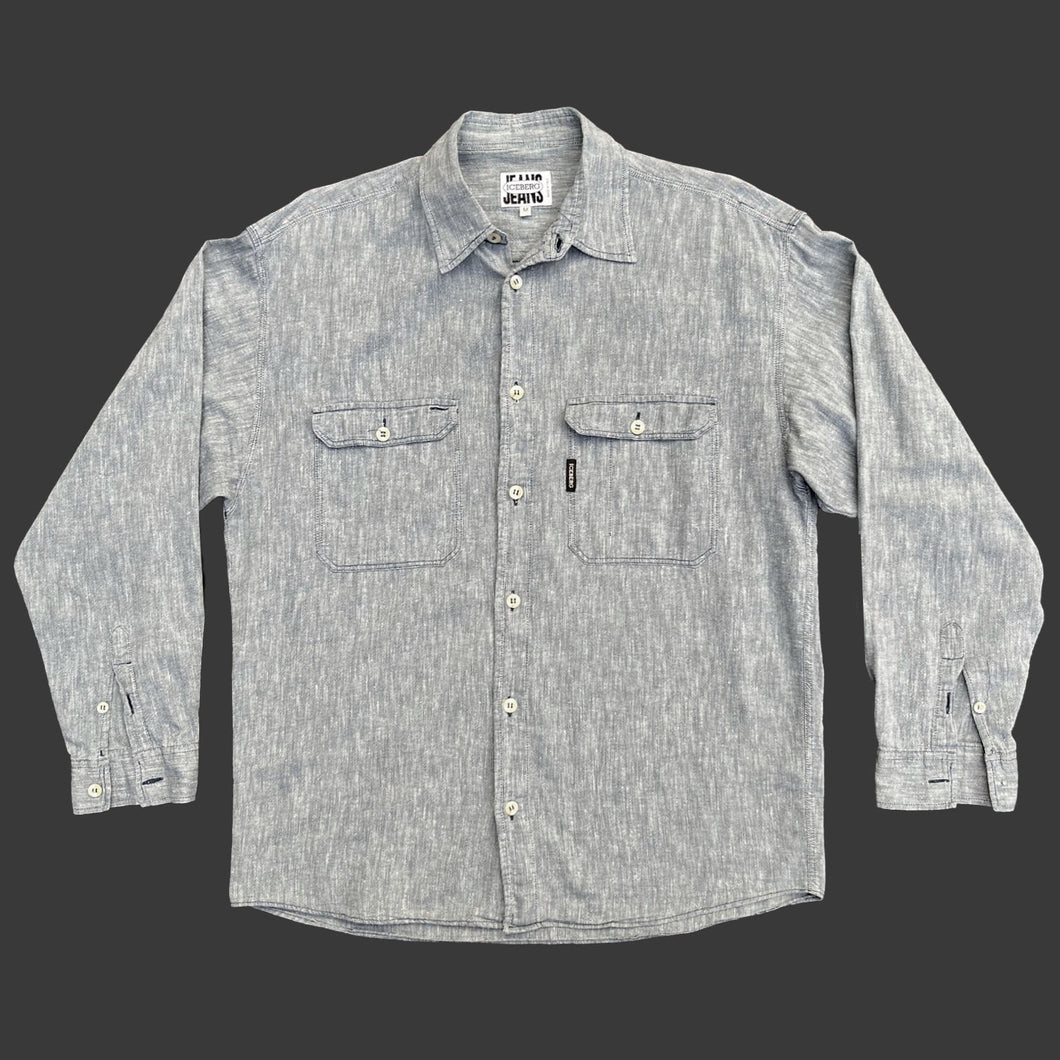 ICEBERG JEANS 90'S L/S BUTTON UP SHIRT