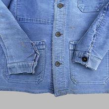 Load image into Gallery viewer, 1950'S INDIGO MOLESKIN CHORES JACKET