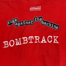 Load image into Gallery viewer, RAGE AGAINST THE MACHINE &#39;BOMBTRACK&#39; 90&#39;S T-SHIRT