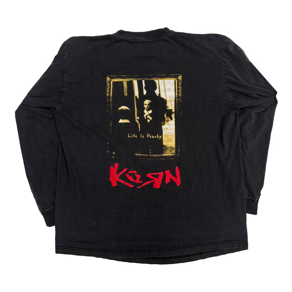 KORN 'LIFE IS PEACHY' '96 L/S T-SHIRT