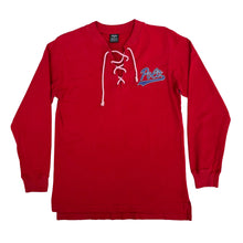 Load image into Gallery viewer, POLO RALPH LAUREN 90&#39;S LACE UP COLLAR SWEATSHIRT