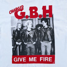 Load image into Gallery viewer, G.B.H. &#39;GIVE ME FIRE&#39; 90&#39;S T-SHIRT