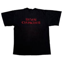 Load image into Gallery viewer, POSSESSED &#39;SEVEN CHURCHES&#39; 90&#39;S T-SHIRT