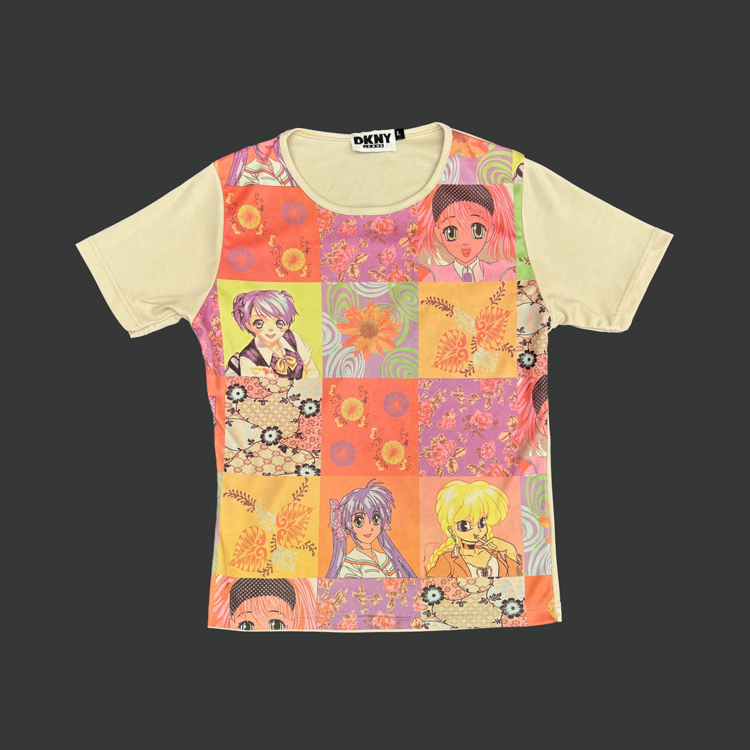 DKNY JEANS 'ANIME' 90'S TOP
