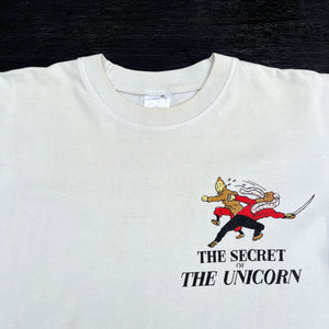 TINTIN 'THE SECRET OF THE UNICORN' 90'S T-SHIRT