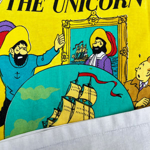 TINTIN 'THE SECRET OF THE UNICORN' 90'S T-SHIRT