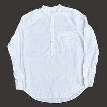 Load image into Gallery viewer, CALVIN KLEIN 90'S BAND COLLAR LINEN SHIRT