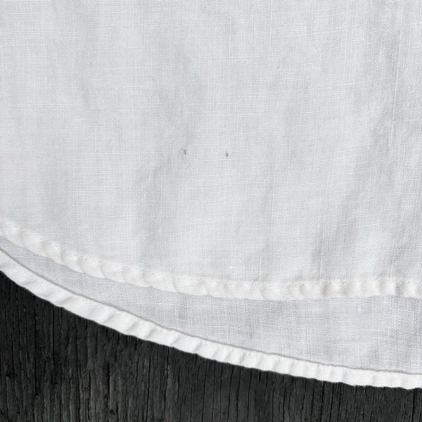 CALVIN KLEIN 90'S BAND COLLAR LINEN SHIRT