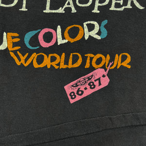 CYNDI LAUPER 'TRUE COLORS' '86/'87 T-SHIRT