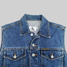 Load image into Gallery viewer, CALVIN KLEIN 90'S DENIM VEST