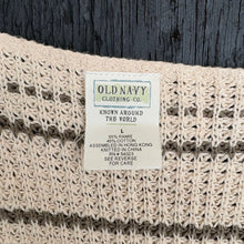 Load image into Gallery viewer, OLD NAVY 90'S CROCHET SWEATER VEST