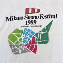 Load image into Gallery viewer, MILANO SUONO FESTIVAL &#39;89 T-SHIRT