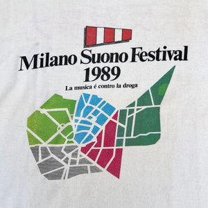 MILANO SUONO FESTIVAL '89 T-SHIRT