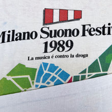 Load image into Gallery viewer, MILANO SUONO FESTIVAL &#39;89 T-SHIRT