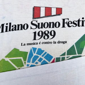 MILANO SUONO FESTIVAL '89 T-SHIRT