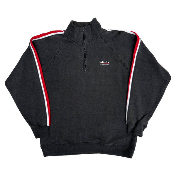BITCH SKATEBOARDS 90'S HALF ZIP SWEATSHIRT
