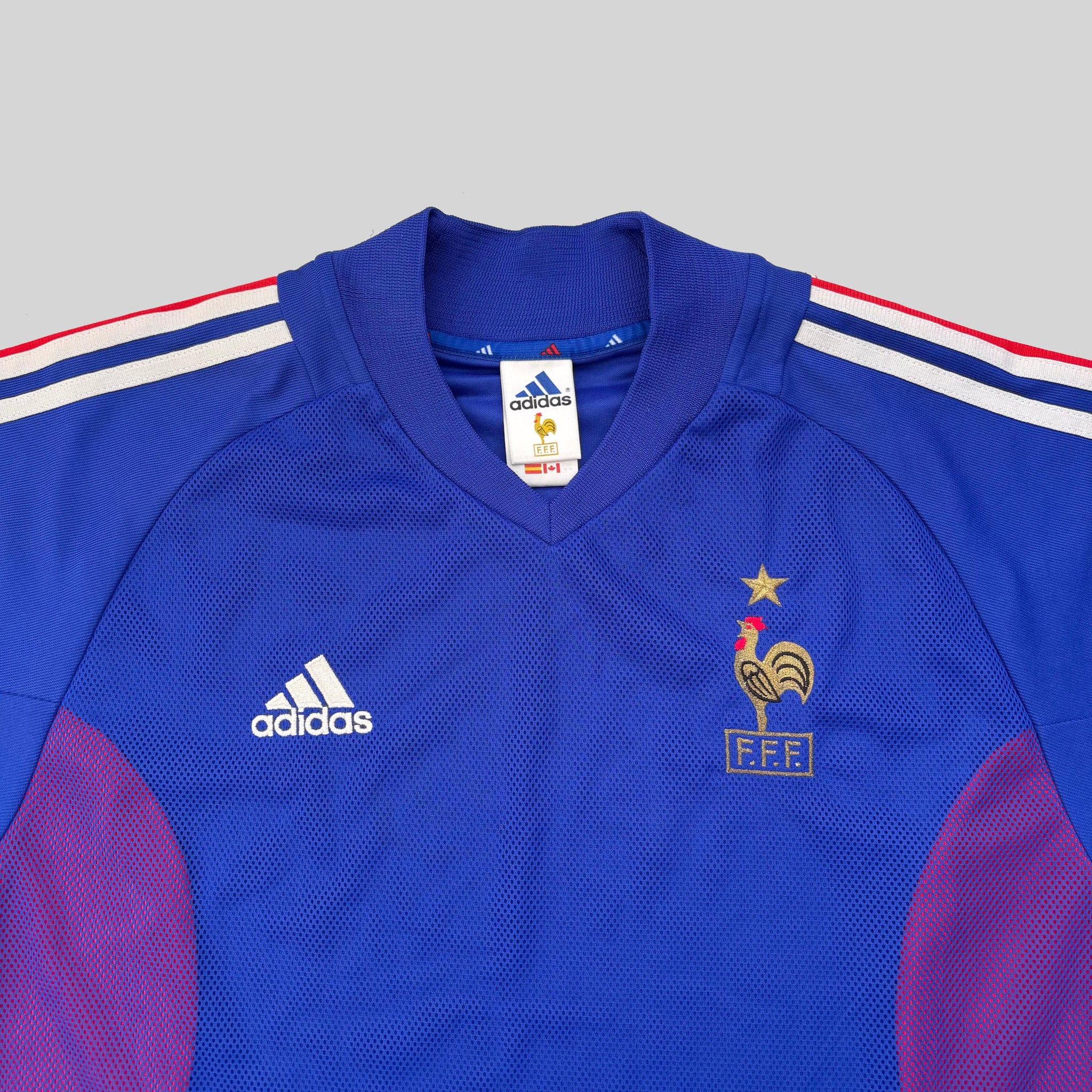 FRANCE 02/04 ADIDAS HOME JERSEY – Temple of Nostalgia
