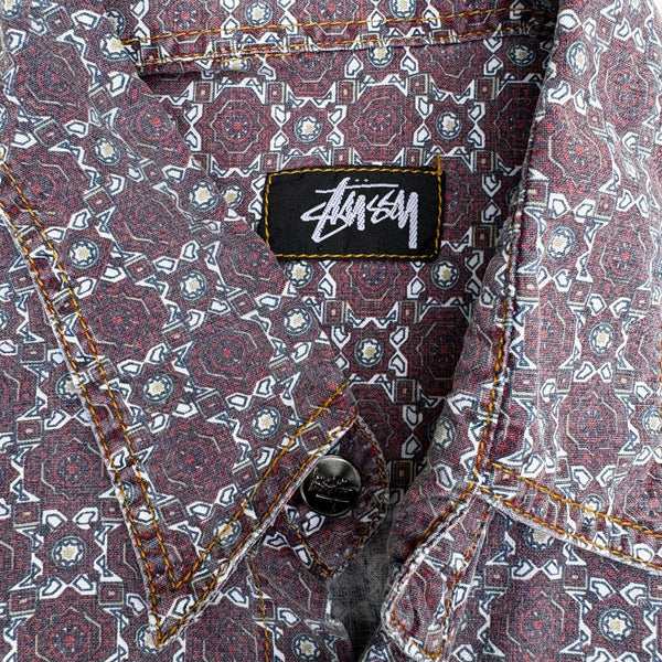 STÜSSY 80'S L/S BUTTON UP SHIRT