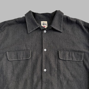 STÜSSY 90'S RAYON OVERSHIRT