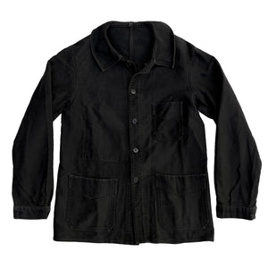 H. LANAIS 50'S BLACK MOLESKIN CHORES JACKET