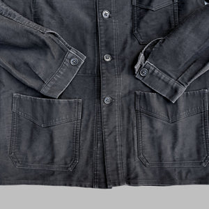 H. LANAIS 50'S BLACK MOLESKIN CHORES JACKET