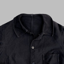 Load image into Gallery viewer, H. LANAIS 50&#39;S BLACK MOLESKIN CHORES JACKET