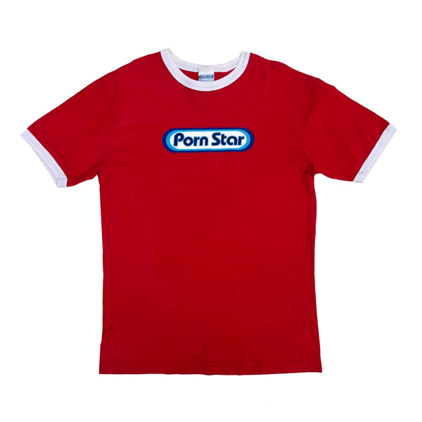 PORNSTAR 90'S RINGER T-SHIRT